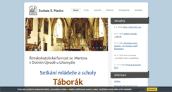 Desktop Screenshot of farnost.dolniujezd.cz